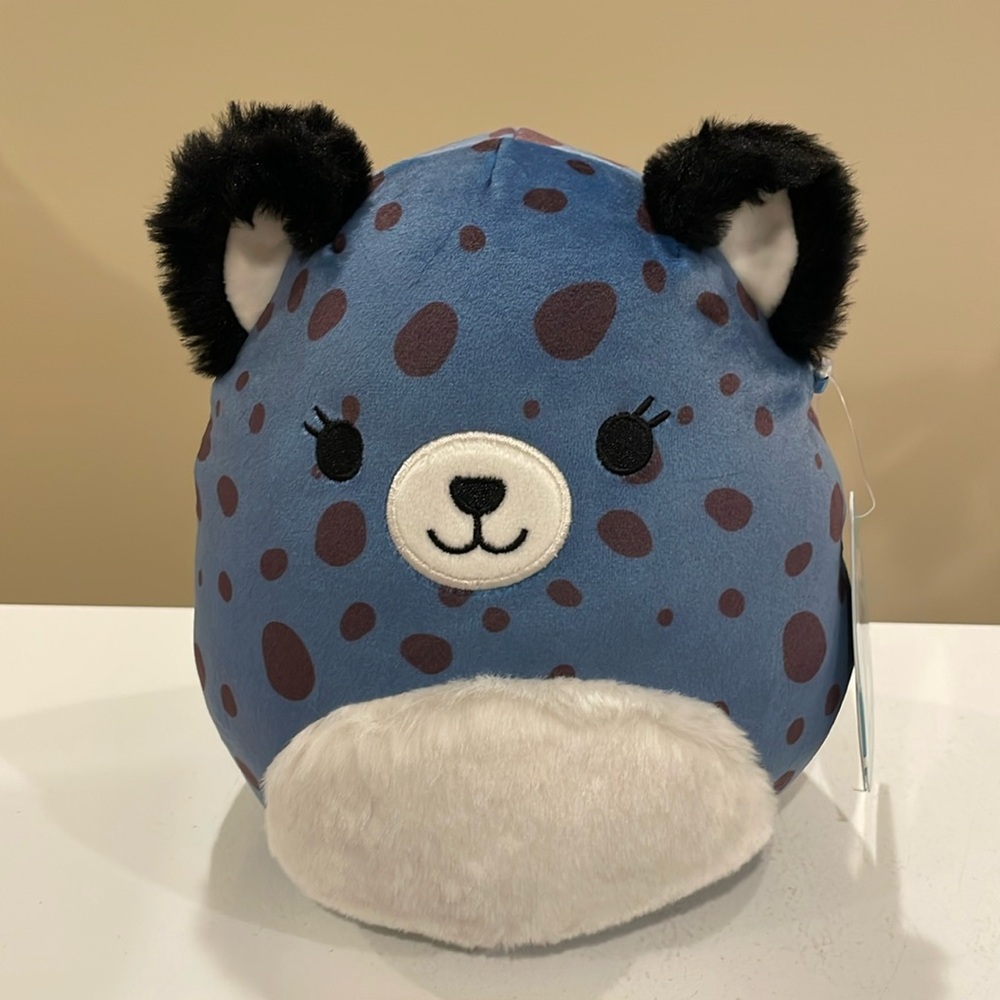 NWT 8” Spotts The Navy Blue Cheetah Squishmallow